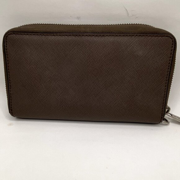 Michael Kors Dark Gray Zip Around Wallet - Picture 10 of 10